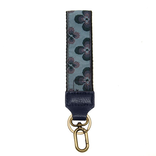 Wristlet/Keychain - Blue Daisy