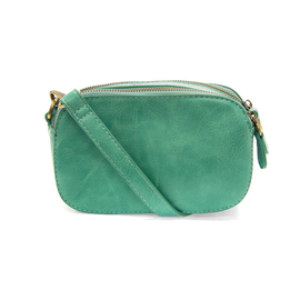 Layne Zip Crossbody - True Turquoise