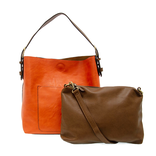 Classic Hobo Bag - Coral/Clementine