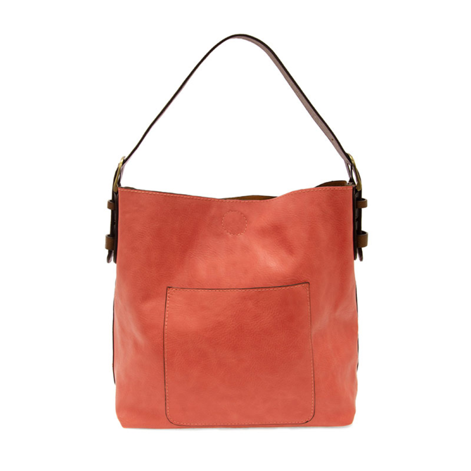 Classic Hobo Bag - Coral/Clementine