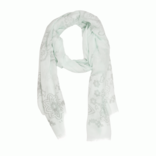 Scarf - Mint/Gray Bandana