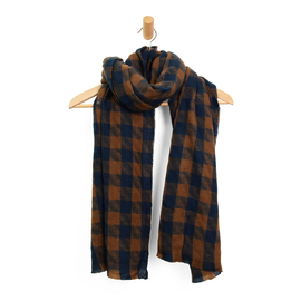 Scarf - Carmel/Navy