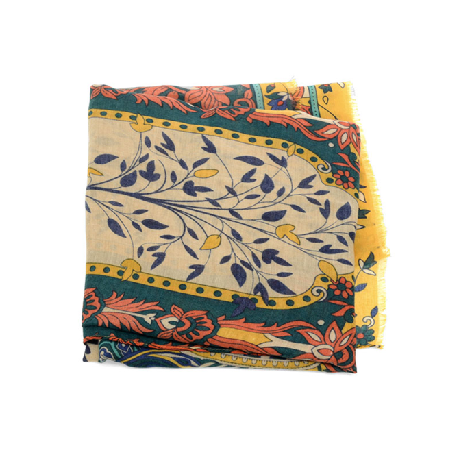 Scarf - Multi Boho Paisley Floral