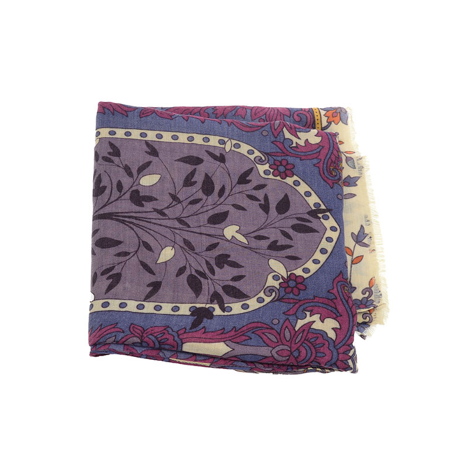 Scarf - Plum Boho Paisley