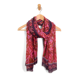 Scarf - Fuchsia Wildflower