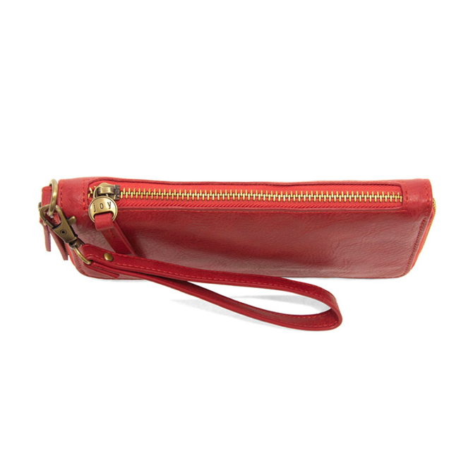 Chloe Zip Wristlet - Deep Berry