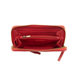 Chloe Zip Wristlet - Deep Berry