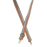 Guitar Strap - Coral Daisy