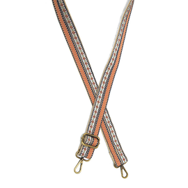 Guitar Strap - Coral Daisy