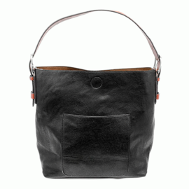 Classic Hobo Bag - Black/Cedar