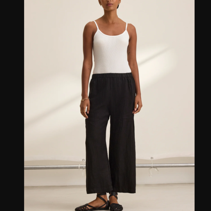 Velvet Linen Pant - Lola