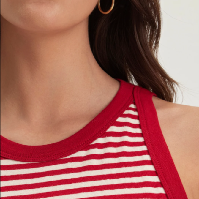 Velvet Tank - Lua Striped
