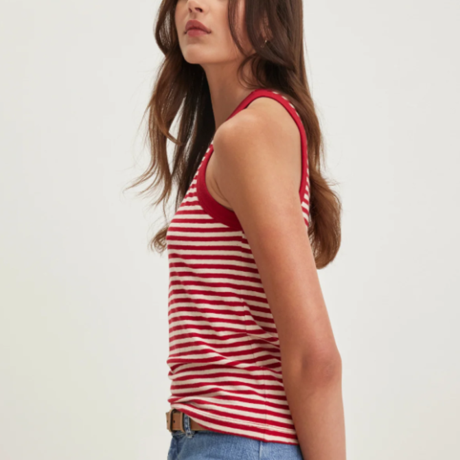 Velvet Tank - Lua Striped