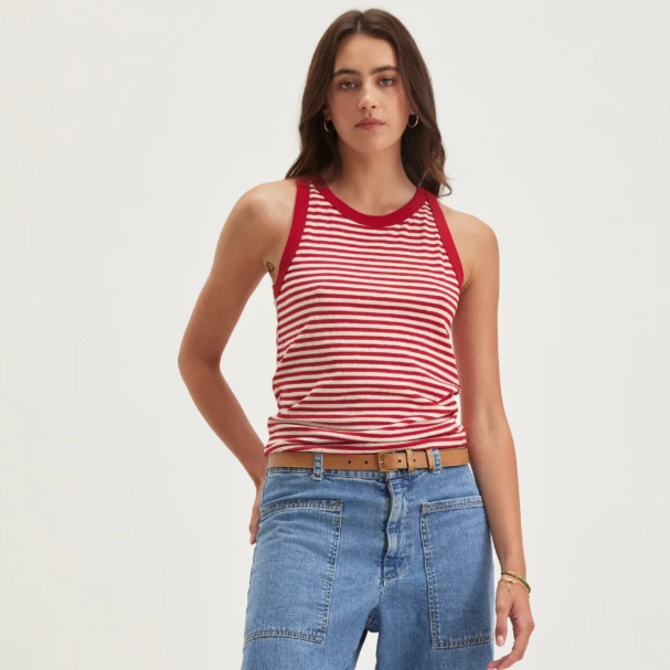 Velvet Tank - Lua Striped