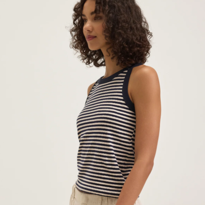 Velvet Tank - Lua Striped