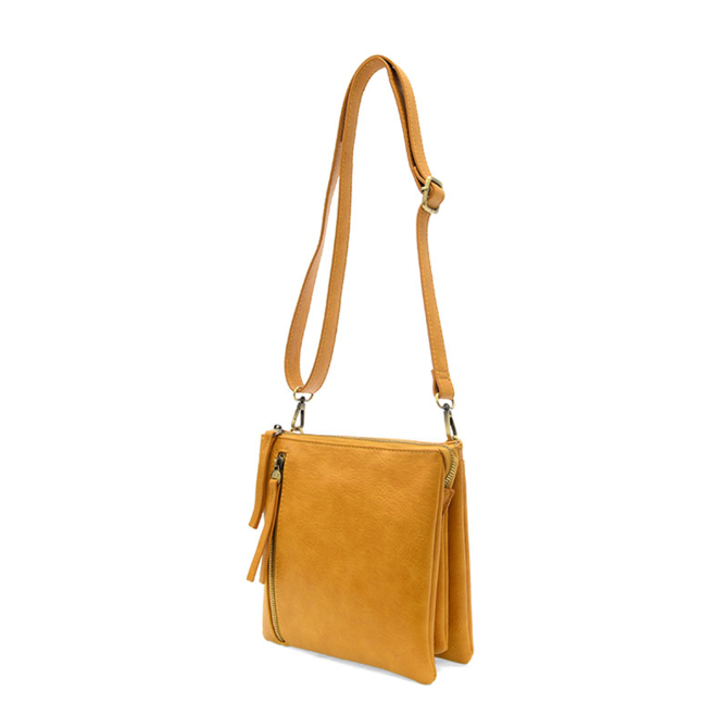 Dawn Multi Pocket Compact Crossbody - Honey