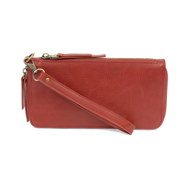 Chloe Zip Wristlet - Scarlett