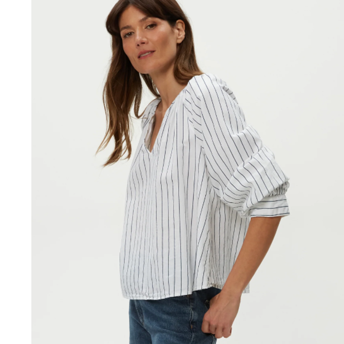 Michael Stars Top - Cleo Notch Neck