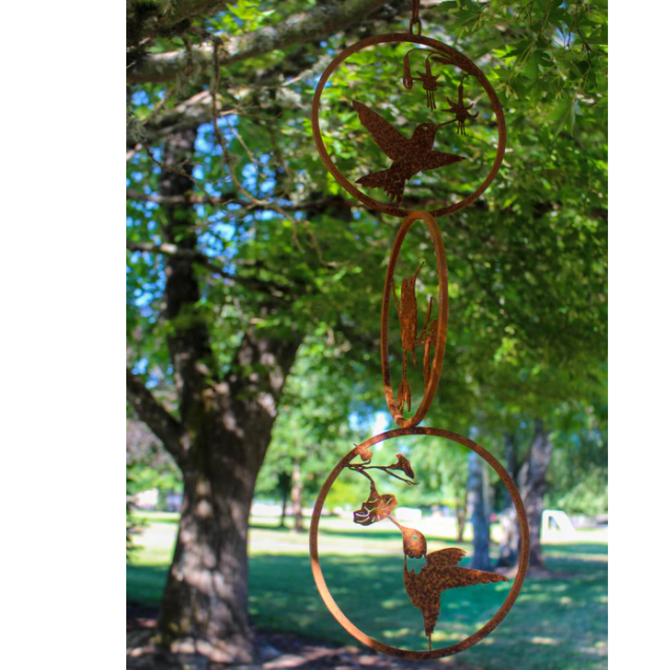 ELEGANT GARDEN DESIGN Mobile - 3 Ring Hummers