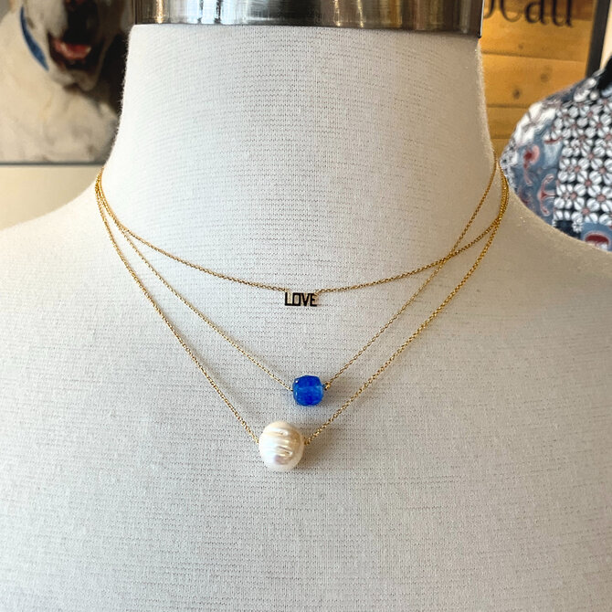 Nakamol Chicago Necklace - Pearl Pendant