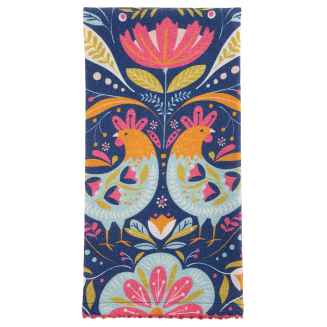 Karma Tea Towel - Eclectic Rooster