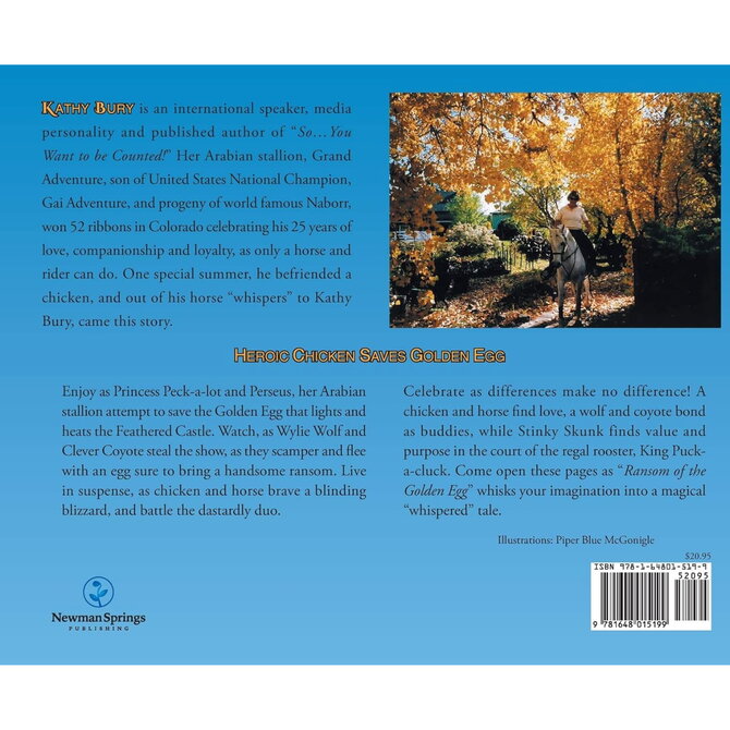 KATHY BURY Book - Ransom of the Golden Egg