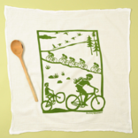 Kei & Molly Textiles Flour Sack Dish Towel - Bikes