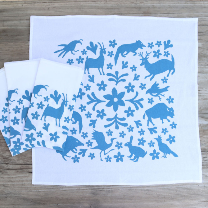 Kei & Molly Textiles Napkin Set - Buffalo & Friends