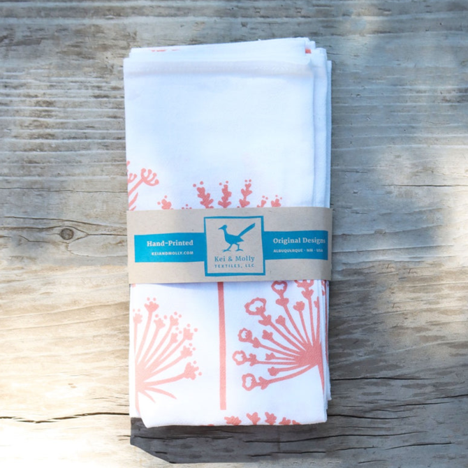 Kei & Molly Textiles Napkin Set - Queen Anne's Lace