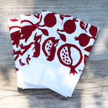 Kei & Molly Textiles Napkin Set - Pomegranate Red
