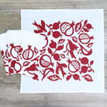 Kei & Molly Textiles Napkin Set - Pomegranate Red