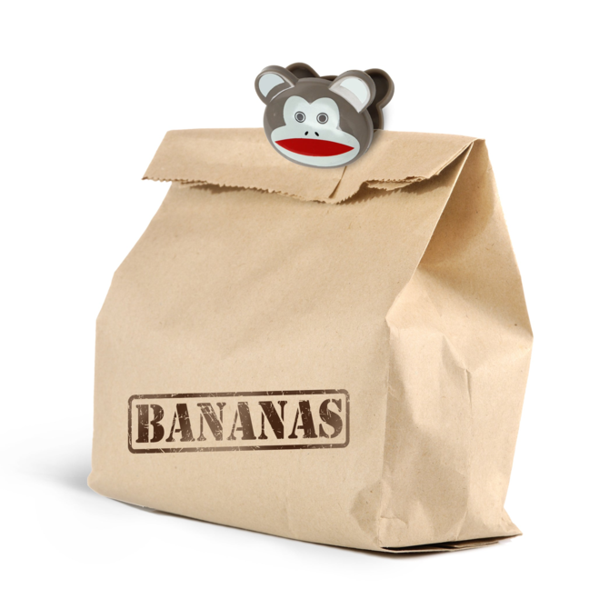 KIKKERLAND Bag Clips - Monkey