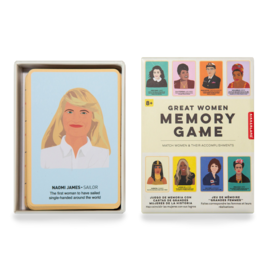 KIKKERLAND Memory Game - Great Women