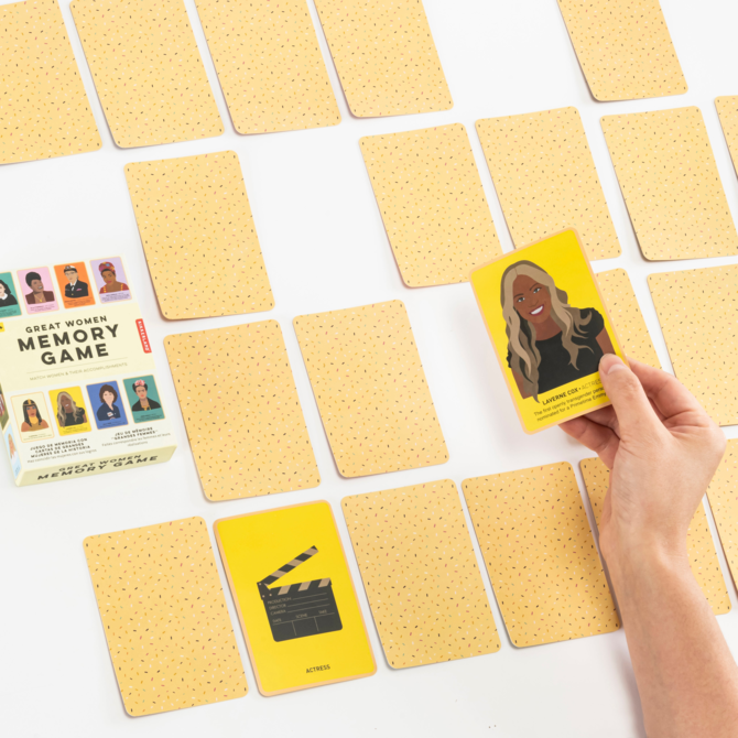 KIKKERLAND Memory Game - Great Women