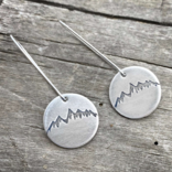 DAPHNE LORNA Earring - Matte Silver Snowcaps