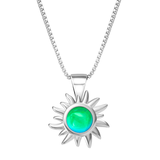 Leightworks Necklace - Polished Green Sun