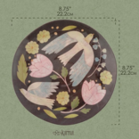 Karma Salad Plate - Melamine Folklore Birds