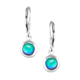 Leightworks Earrings - Tiny Frosted Green