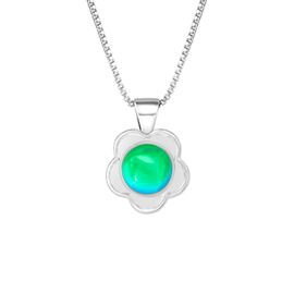 Leightworks Necklace - Tiny Polished Flower