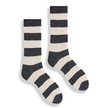 lisa b. Crew Sock - Rugby Stripe