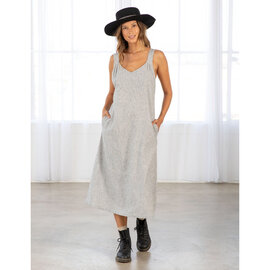 Midi Dress - Scout Linen Stripe