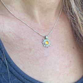 Leightworks Necklace - Polished Green Sun