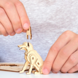 KIKKERLAND Puzzle - 3D Wooden Dog
