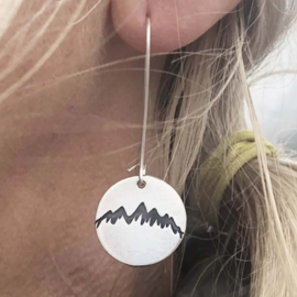 DAPHNE LORNA Earring - Matte Silver Snowcaps