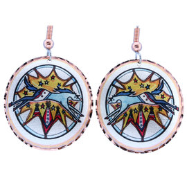 LYNN BEAN GALLERY Earring - Native Horse/Dreamcatcher