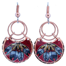 LYNN BEAN GALLERY Earring - Four Feathers