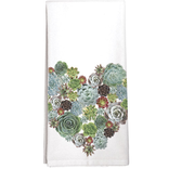 Mary Lake Thompson Tea Towel - Succulent Heart
