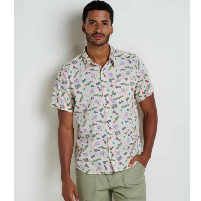 Toad & Company Men's Shirt - Umber Hot Sauce