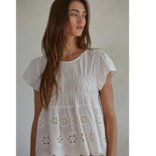By Together Top - Rafael Eyelet Woven