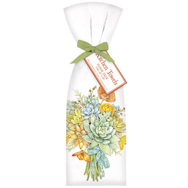 Mary Lake Thompson Towel Set - Succulent Bouquet